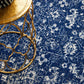 Avery Transitional Navy & White Rug