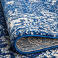 Avery Transitional Navy & White Rug