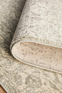 Thumbnail for Miley Transitional Grey & White Rug