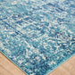 Masie Transitional Blue & White Rug