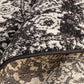 Sia Transitional Charcoal Monochrome Round Rug