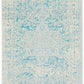 Carli Transitional Blue & White Distressed Rug