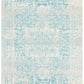 Carli Transitional Blue & White Distressed Rug