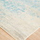 Carli Transitional Blue & White Distressed Rug