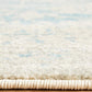 Carli Transitional Blue & White Distressed Rug