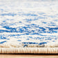Jezebel Transitional Navy & White Round Rug