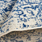 Jezebel Transitional Navy & White Round Rug