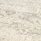Camilla Transitional Grey & White Distressed Round Rug