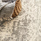 Camilla Transitional Grey & White Distressed Round Rug