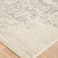 Camilla Transitional Grey & White Distressed Rug