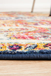 Thumbnail for Aziza Transitional Multi-Colour Round Rug