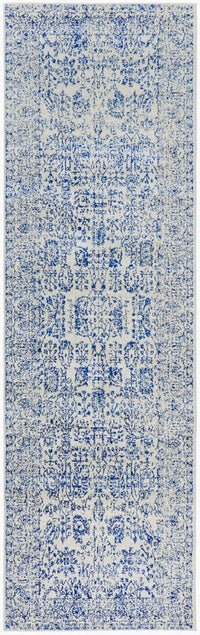 Thumbnail for Rayna Transitional Blue & White Rug