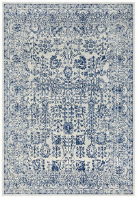 Thumbnail for Rayna Transitional Blue & White Rug