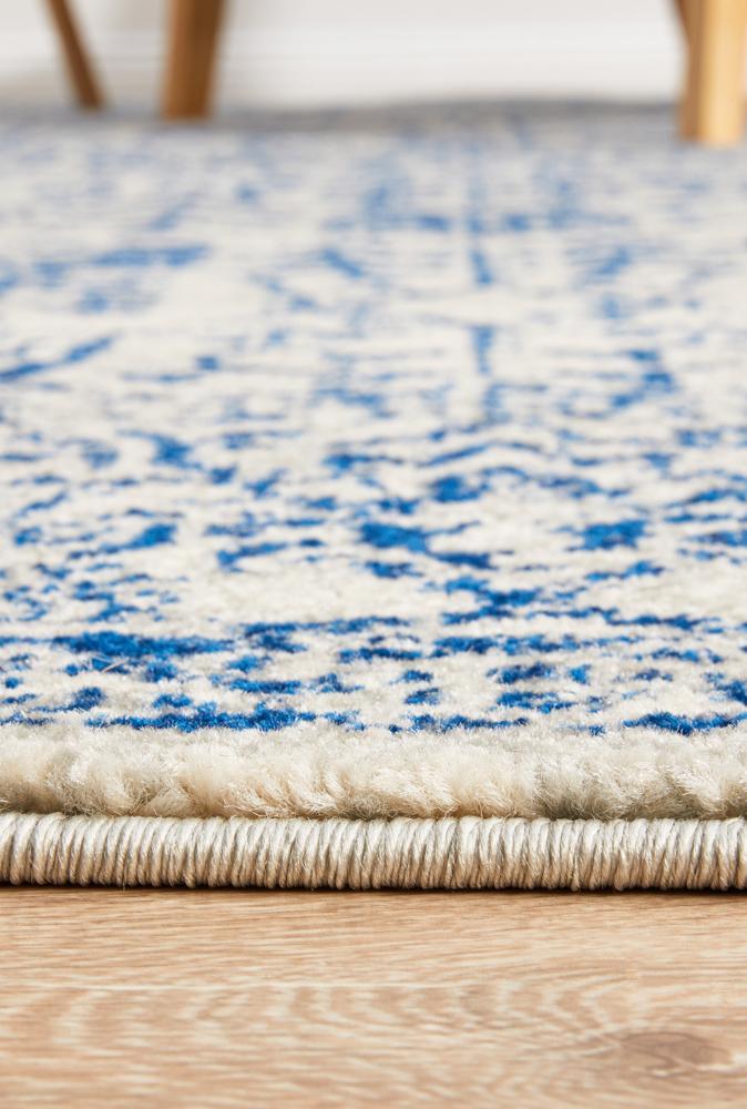Rayna Transitional Blue & White Rug
