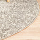 Estelle Transitional Grey & White Round Rug