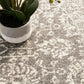 Estelle Transitional Grey & White Round Rug