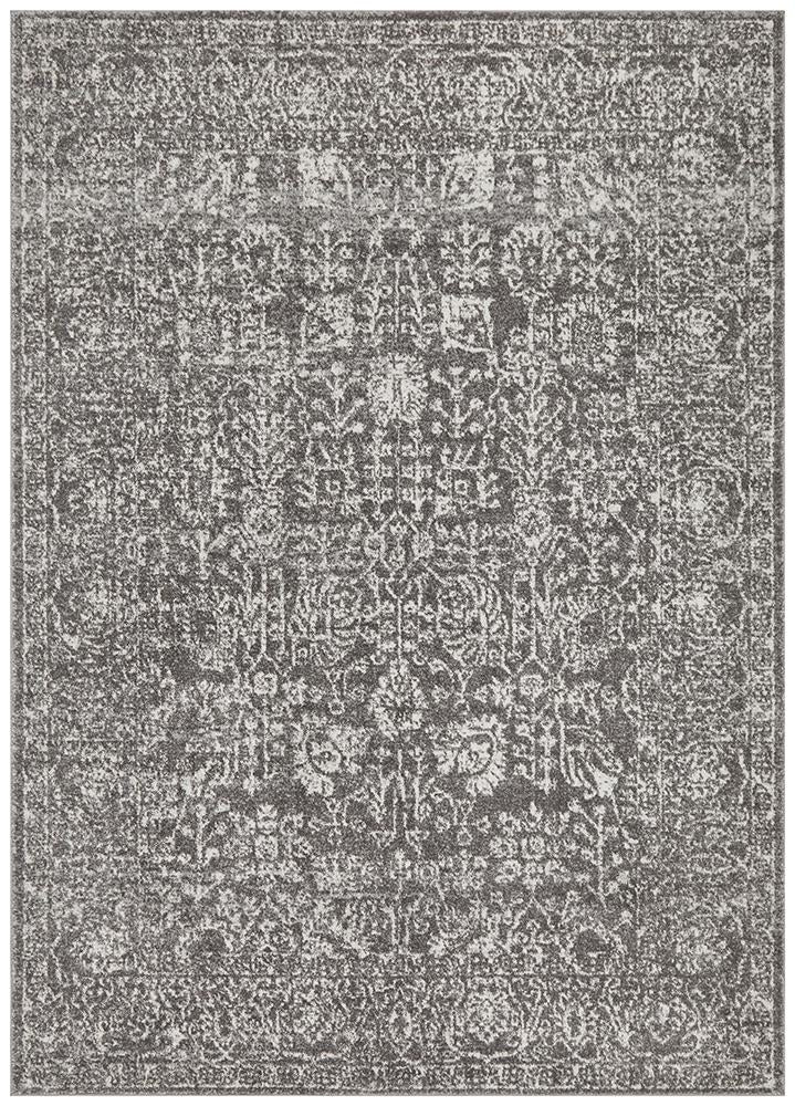 Estelle Transitional Grey & White Rug