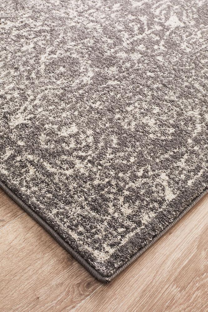 Estelle Transitional Grey & White Rug