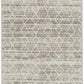 Talia Geometric Grey & White Diamond Pattern Rug