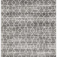 Talia Geometric Grey & White Diamond Pattern Rug