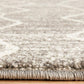 Talia Geometric Grey & White Diamond Pattern Rug