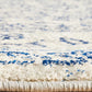 Ella Transitional Blue & White Round Rug