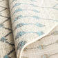 Senna Tribal Grey & Blue Power Loomed Round Rug