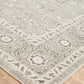 Abigail Transitional Grey & White Power Loomed Rug