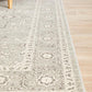 Abigail Transitional Grey & White Power Loomed Rug