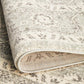 Abigail Transitional Grey & White Power Loomed Rug