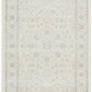 Elsa White Transitional Rug hall runner