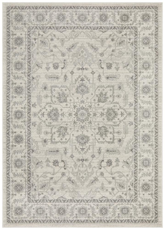 Elsa White Transitional Rug