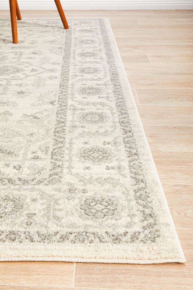Elsa White Transitional Rug