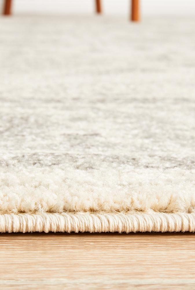 Elsa White Transitional Rug