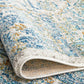 Monica Transitional Blue & Tangerine Rug