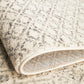 Harper Tribal Diamond Pattern Ivory & Grey Rug
