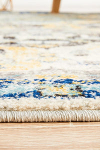 Thumbnail for Vivian Blossom Transitional Multi-Colour Round Rug