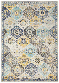 Thumbnail for Vivian Blossom Transitional Multi-Colour Rug