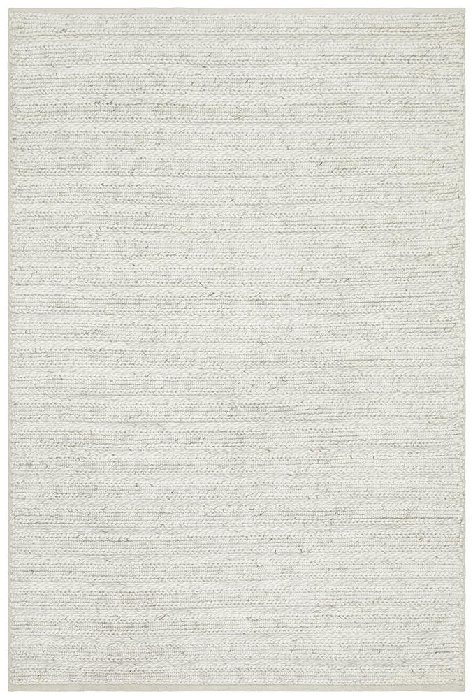 Eva Scandi Ivory Hand Woven Rug