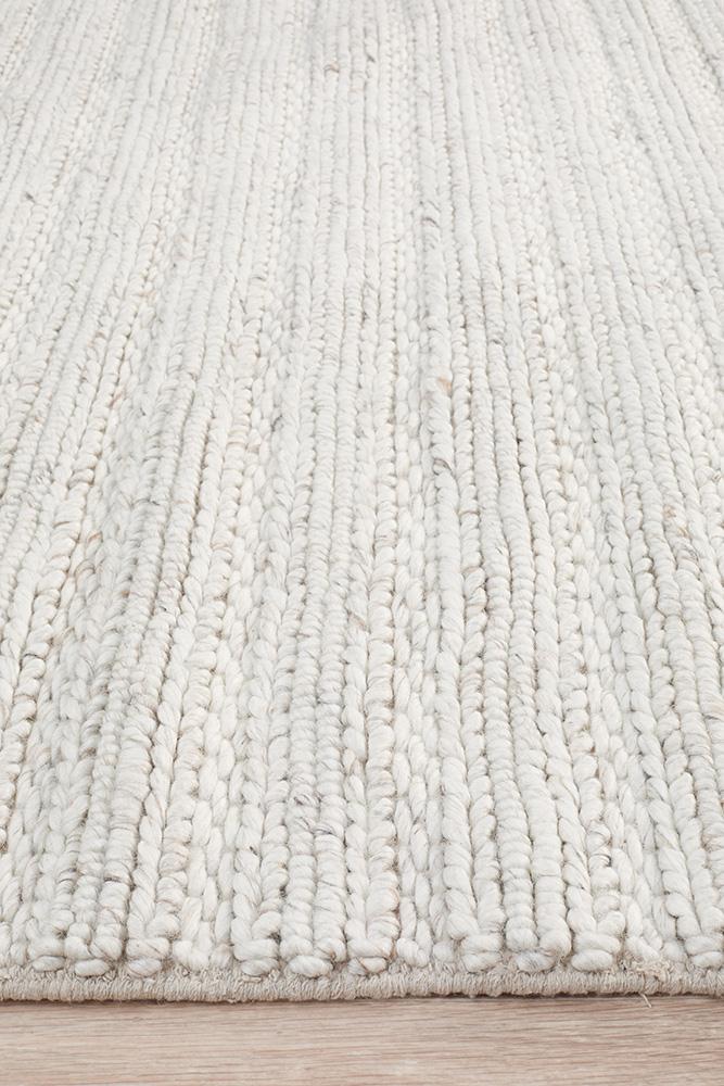 Eva Scandi Ivory Hand Woven Rug