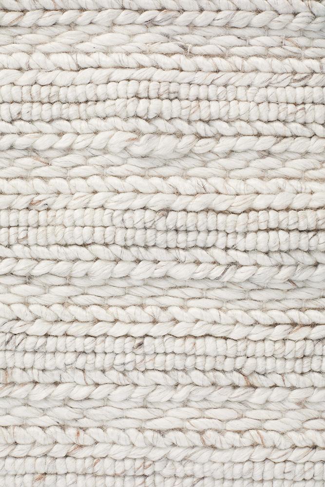 Eva Scandi Ivory Hand Woven Rug