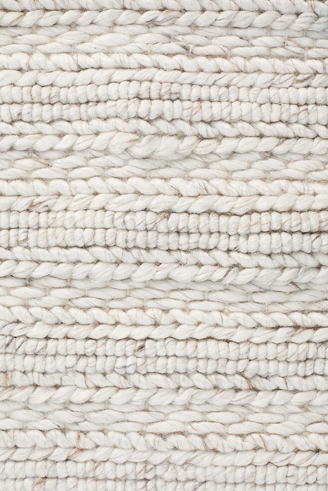 Eva Scandi Ivory Hand Woven Rug