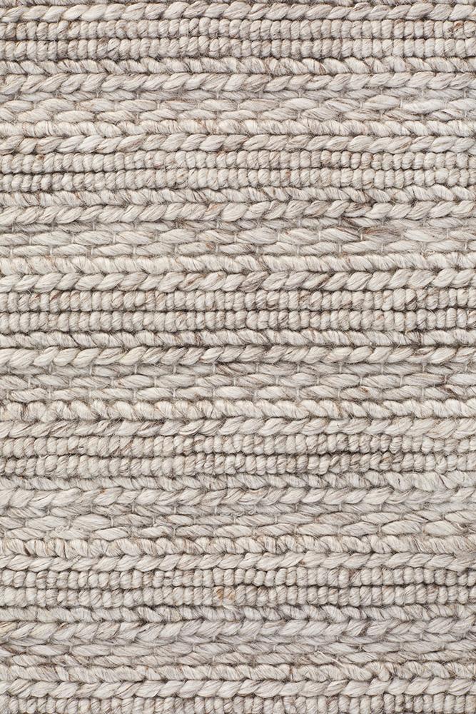 Eva Scandi Grey Hand Woven Rug