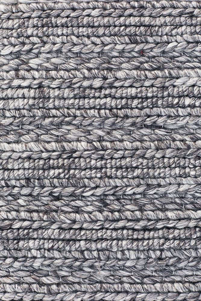 Eva Scandi Steel Grey Hand Woven Rug