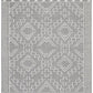 Zara Tribal Grey & White Wool Rug