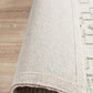 Kenya Tribal Ivory & Grey Wool Rug