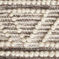 Zena Tribal Light Grey & White Wool Rug