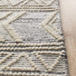 Zena Tribal Grey & White Patterned Rug