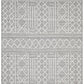 Zara Tribal Grey Wool Flatweave Rug