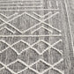 Zara Tribal Grey Wool Flatweave Rug